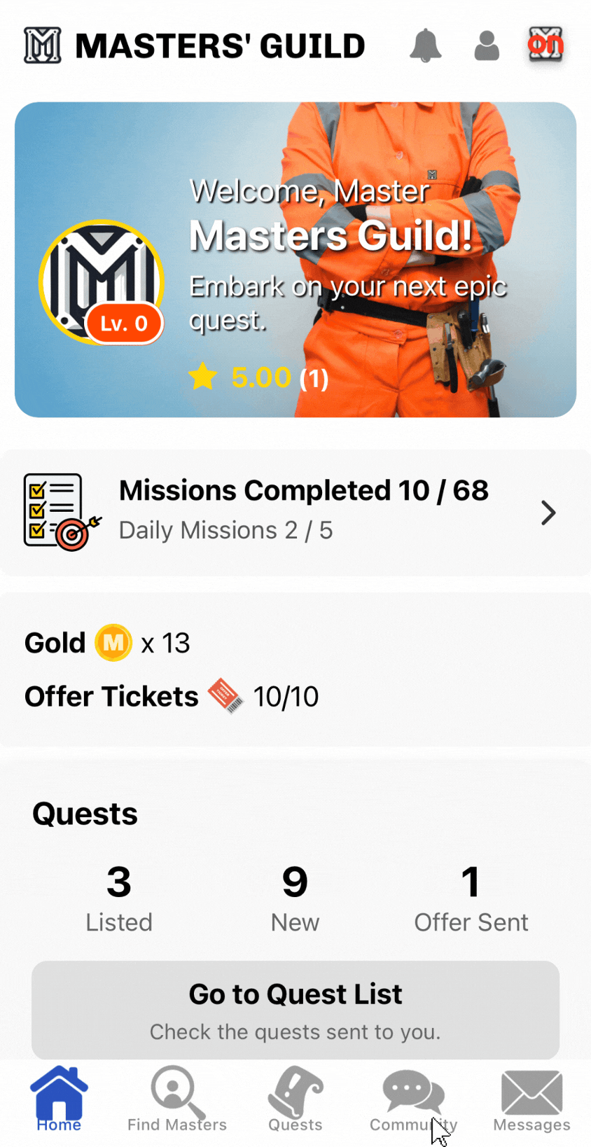 Community and Gold market